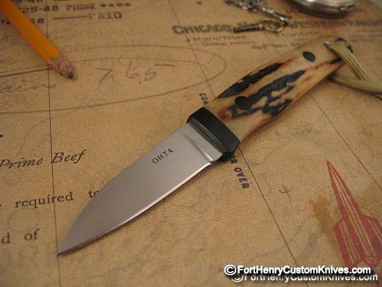 Hiroaki Ohta - Gentleman's Stag Belt Knife