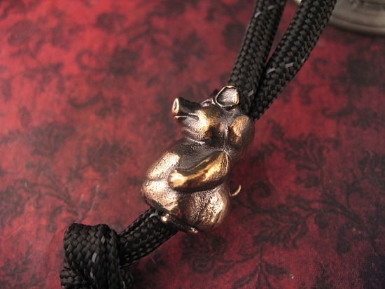 Michael Zieba - Bronze Bead - There's a New Pig in Town - Image 3