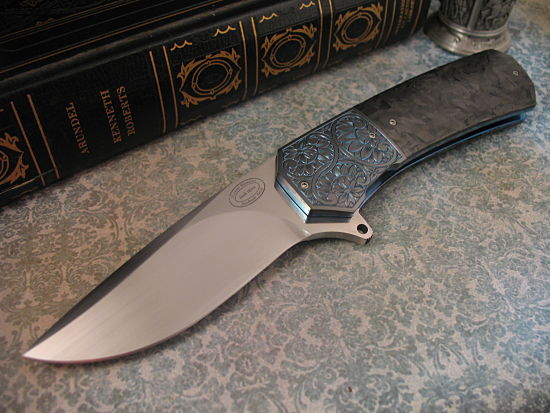 Herucus Blomerus - Large Engraved Gentlemans Flipper