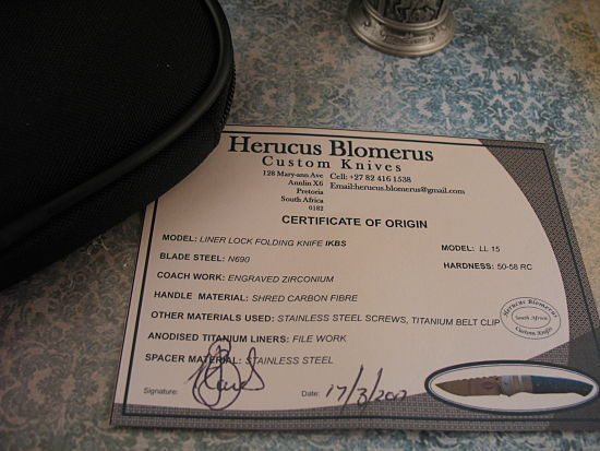 Herucus Blomerus - Large Engraved Gentlemans Flipper - Image 9