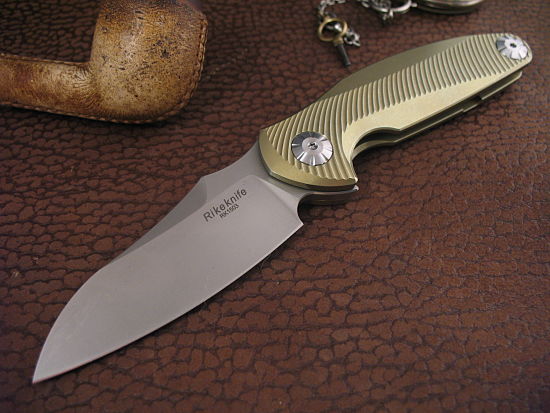 Rike Knife - Custom Anodized 1503 - M390