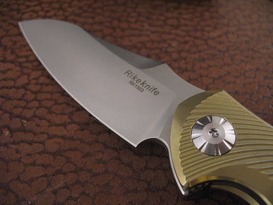 Rike Knife - Custom Anodized 1503 - M390 - Image 4