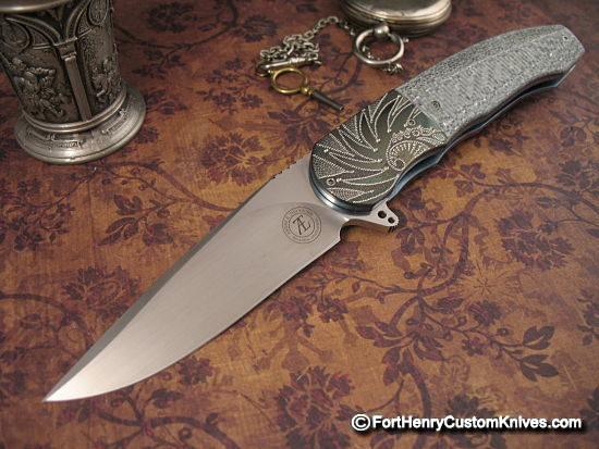 Andre Thorburn - Large Engraved Gentleman's Flipper