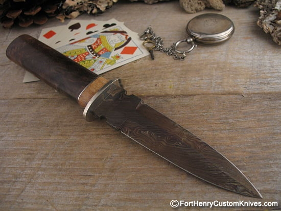 Herb Derr - Gambler's Dagger - Twist Damascus - Image 2