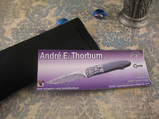 Andre Thorburn - Engraved Gentleman's Flipper - Image 8