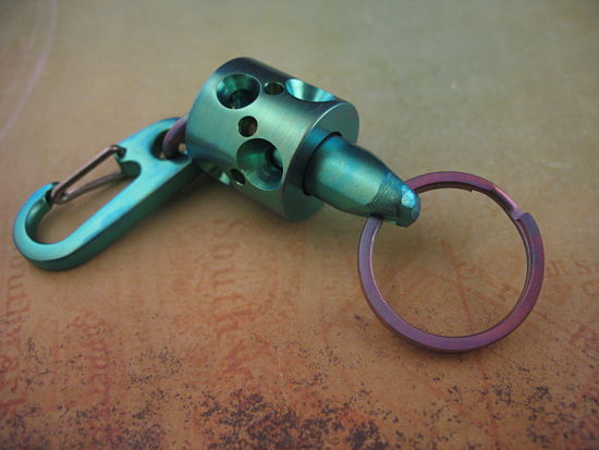 Patrick Ober - Floating Lantern Titanium Keychain - Image 2