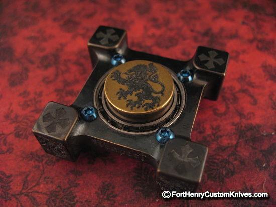 Steel Flame - Crusader Lion Ring Spin