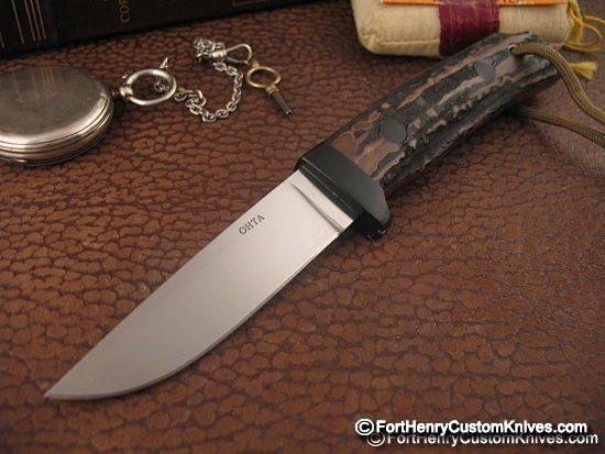 Hiroaki Ohta - Stag Deep Woods Belt Knife