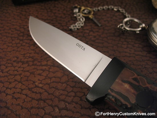 Hiroaki Ohta - Stag Deep Woods Belt Knife - Image 3