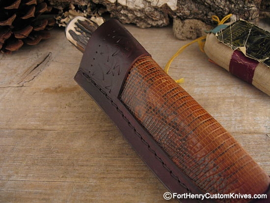 Herb Derr - Stag / Twist Damascus Hunter - Image 8