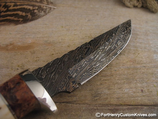 Herb Derr - Stag / Twist Damascus Hunter - Image 6