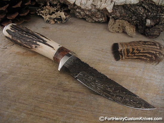 Herb Derr - Stag / Twist Damascus Hunter - Image 2