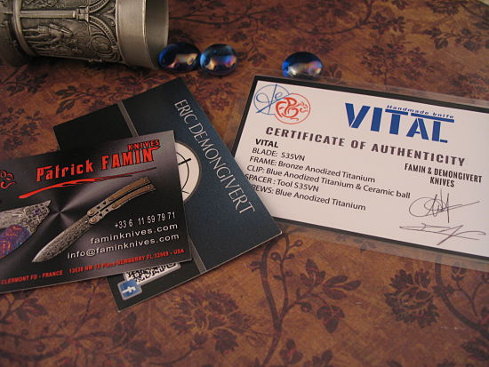 Patrick Famin/Demongivert - Vital Knife / Multi Tool - Image 7