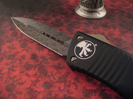 Microtech - OTF Combat Troodon D/A- Damascus - Image 3