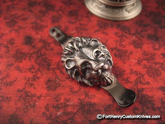 Rick Hinderer / Steel Flame - XM-18 Lion Clip - Silver Prototype