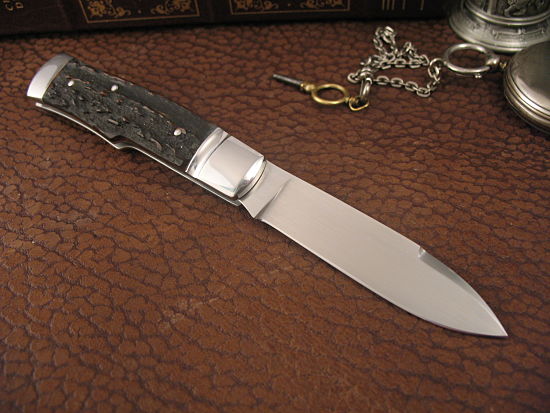 Hiroaki Ohta - Stag Gunstock Slipjoint - Image 6