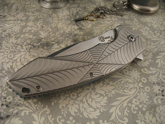 Korth Cutlery - Custom Insurgent Flipper - Spiders Web - Image 2