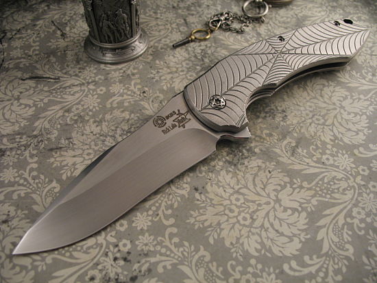 Korth Cutlery - Custom Insurgent Flipper - Spiders Web
