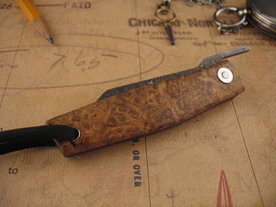 Hiroaki Ohta - Mini Friction Folder - Carbon Damascus - Image 2