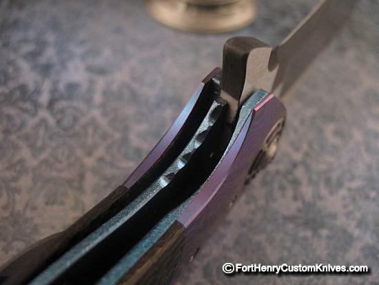 Allen Elishewitz - Rare Mini Hyde Flipper - Damascus - Image 4