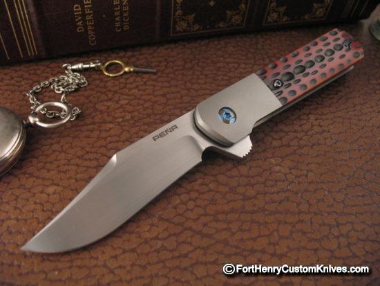 Enrique Pena - Custom Barlow Flipper - Jigged Bone