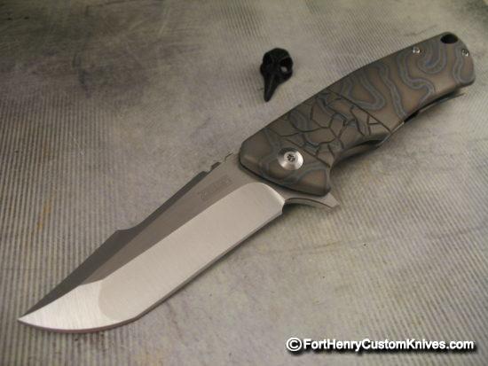 Michael Zieba - Custom S-4 Angry Bird w/Pile of Skulls Backspacer