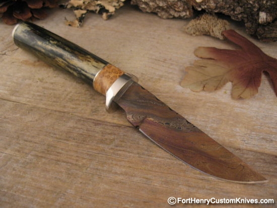 Herb Derr - NEW Twist Damascus Stag Hunter - Image 6