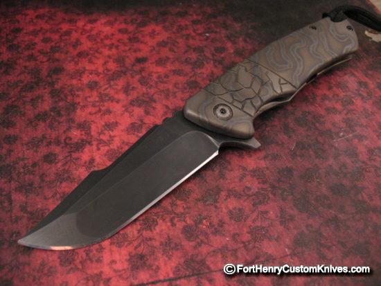 Michael Zieba - Custom S-4 Angry Bird w/Pile of Skulls Backspacer