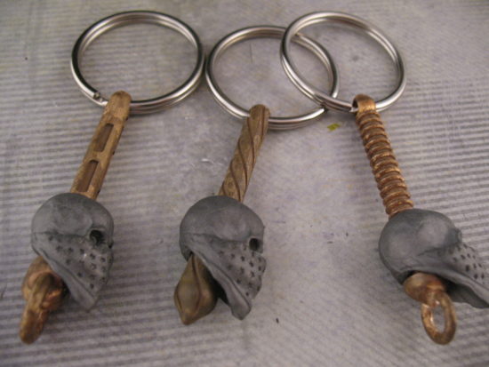 Michael Zieba - Titanium / Bronze Freedom Keychain - Three Style Choices