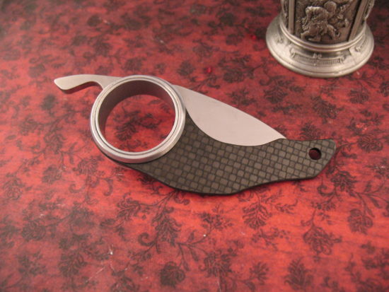 Max Knives / Pierre Supper - Friction Folder - Neck Knife - Proto Blade - Image 3