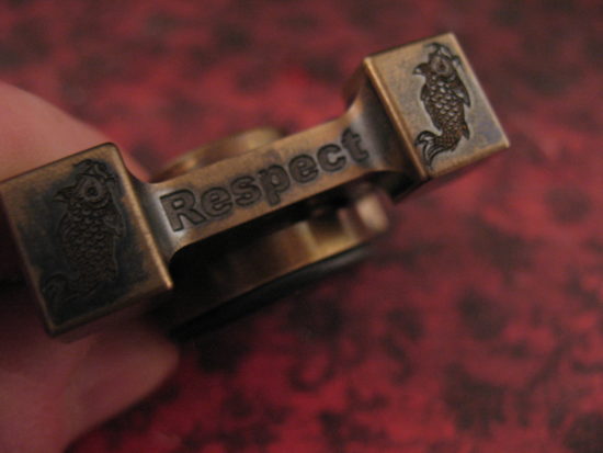 Steel Flame - Origami Crane/Koi Ring Spin - Image 3