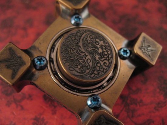 Steel Flame - Origami Crane/Koi Ring Spin - Image 4