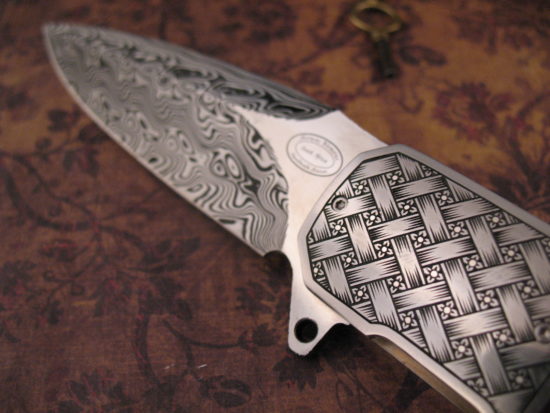 Herucus Blomerus - Large Damasteel Gentlemans Flipper - Image 4