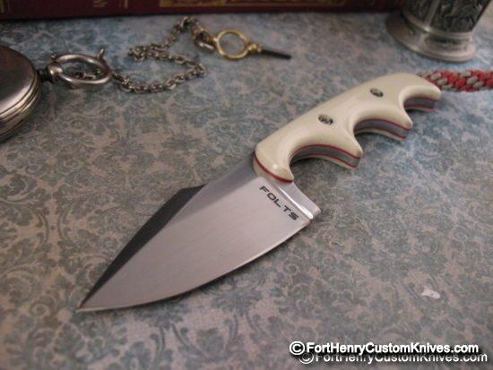 Alan Folts - Rare Harpoon Minimalist - Hand Rubbed Blade