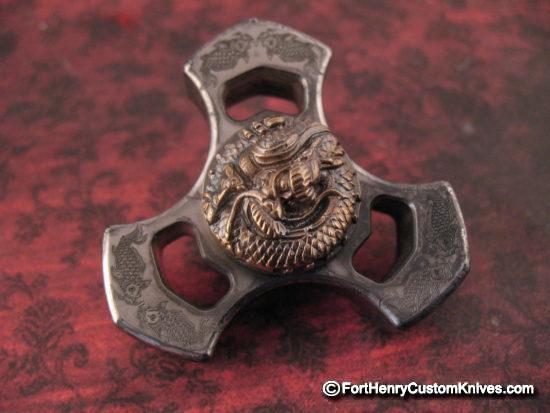 Steel Flame - 3D Dragon Tri Spinner