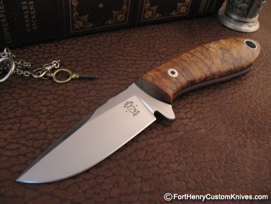 Tom Krein - Custom Drop Point in Leather