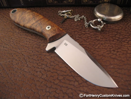 Tom Krein - Custom Drop Point in Leather - Image 5