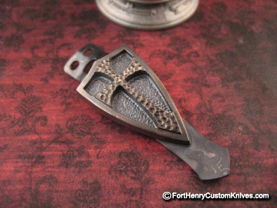 Steel Flame - XL Crusader Cross Flashlight Clip