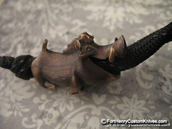 Michael Zieba - Bronze Bead - Wart Hog