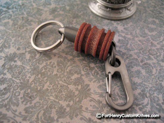 Patrick Ober - Floating Lantern Micarta/Ti Keychain