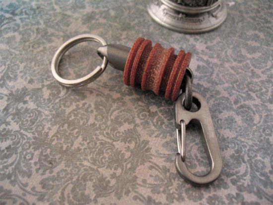 Patrick Ober - Floating Lantern Micarta/Ti Keychain