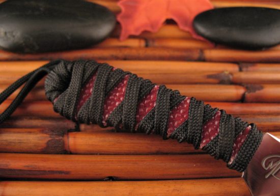 Denis Mura - Skull Kiridashi EDC w/Leather Sheath - Image 6