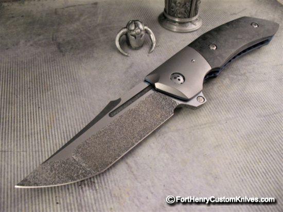 Allen Elishewitz/JVO - Custom Slim Line Tanto Flipper