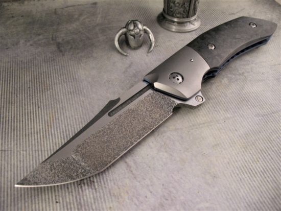 Allen Elishewitz/JVO - Custom Slim Line Tanto Flipper