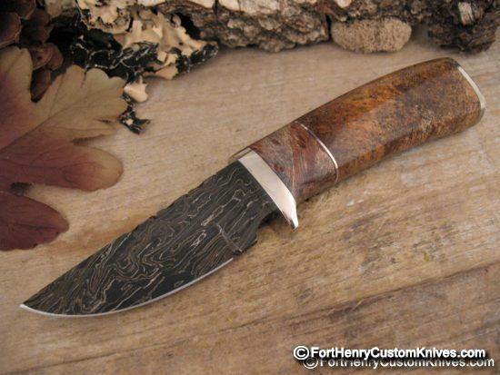 Herb Derr - NEW Twist Damascus Stubby Personal