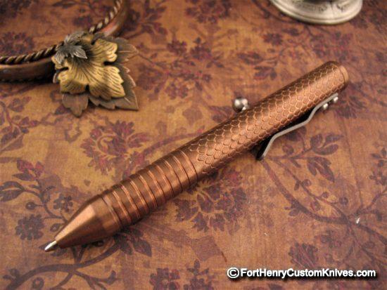 Brian Fellhoelter - Rare Engraved Copper TinyBolt Pen