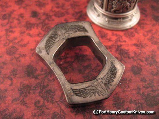 Steel Flame - Winged Crusader Custom Ring Sledge