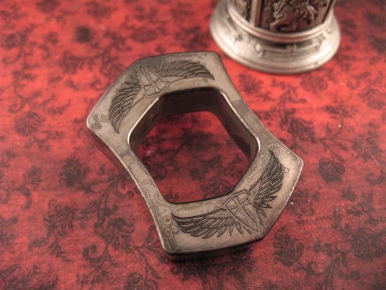 Steel Flame - Winged Crusader Custom Ring Sledge