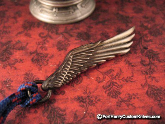 Michael Zieba - Angel Wing Bead - White Brass