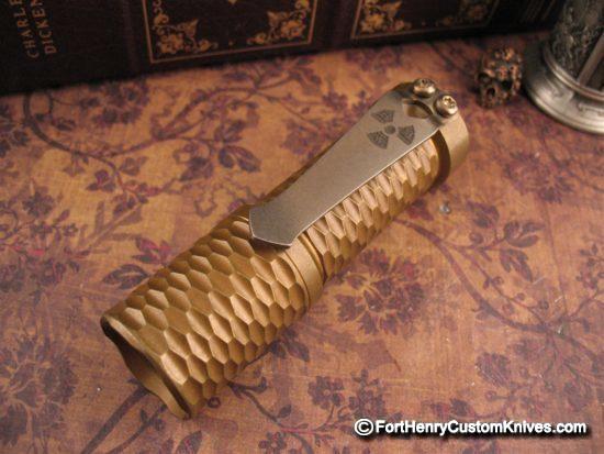 Hanko Machine Works - Stonewashed Bronze Gunner Grip Trident